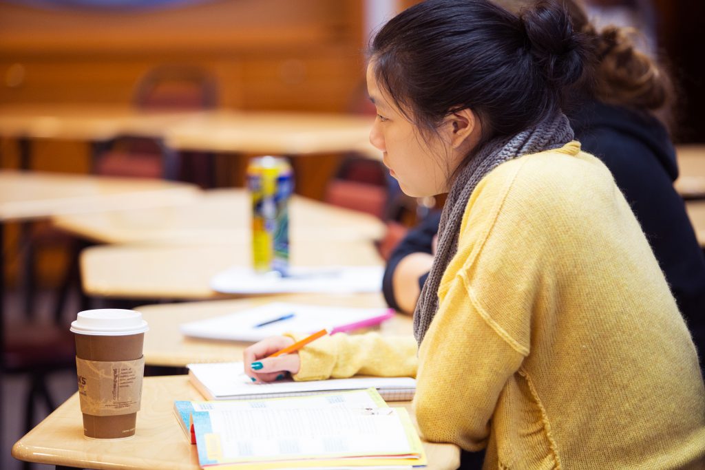 Students in class