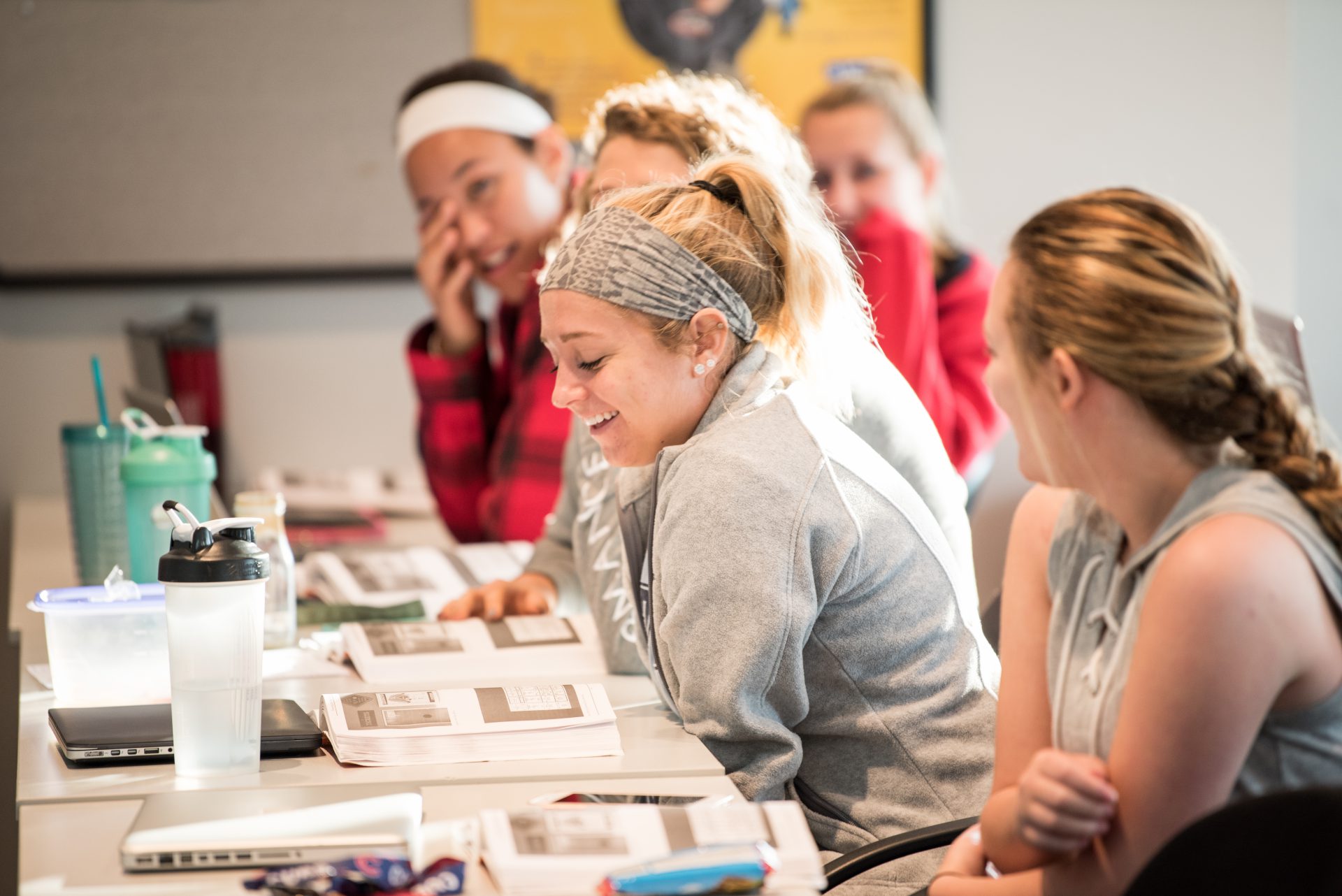 Students in class