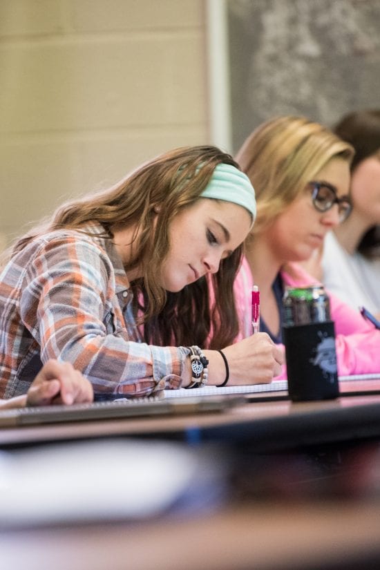 Students in class