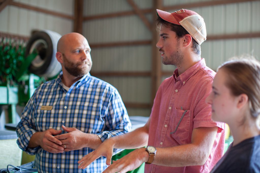 Tobe Forshtay Agribusiness Degree Class at Tom Farm