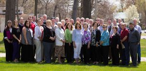 photo of Grace employees who received service awards