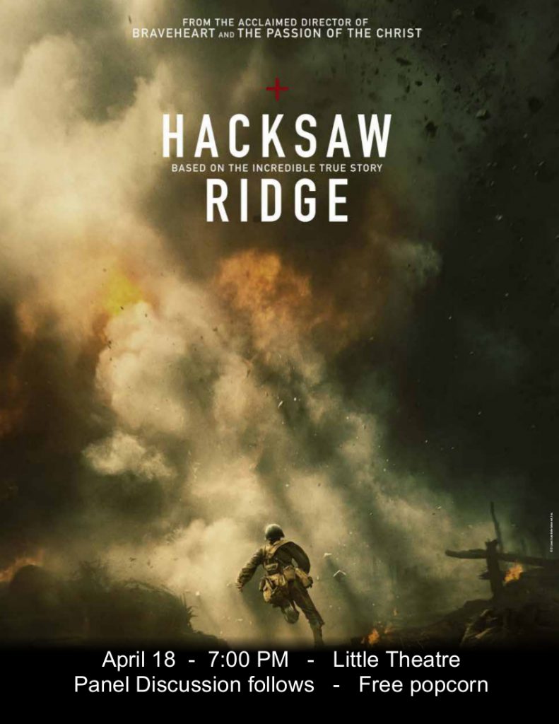 Hacksaw Ridge poster