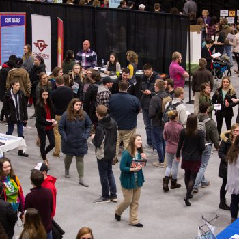 Students at Career Fair