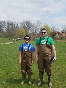 Grace College students Joey Gibson and Jacob Mishne