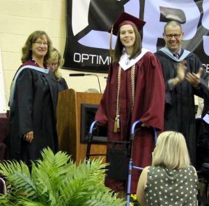 Alissa Jagger Walks at Graduation