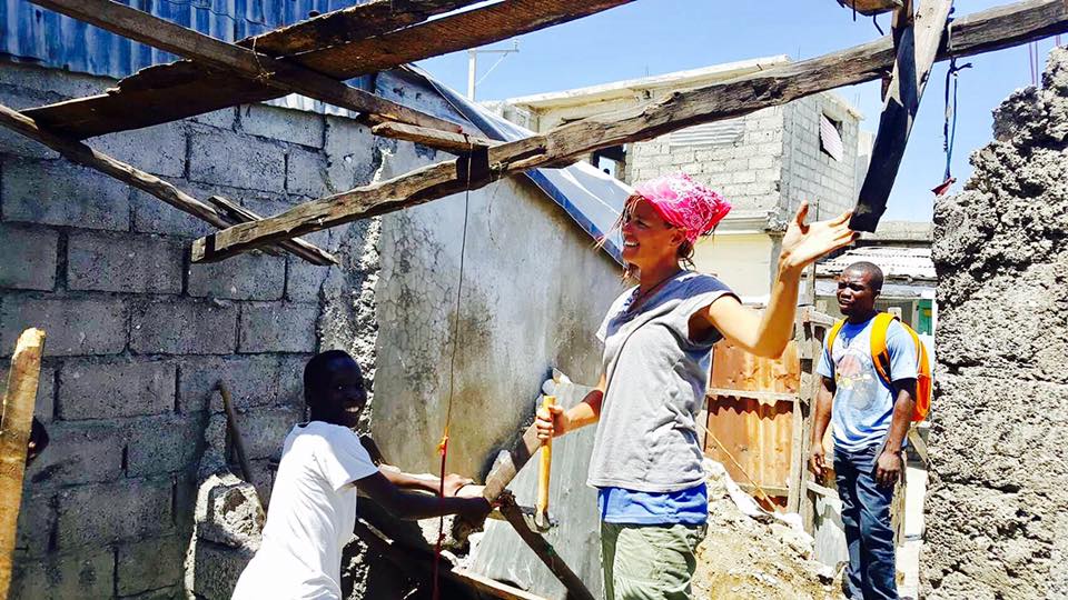 People working in Haiti