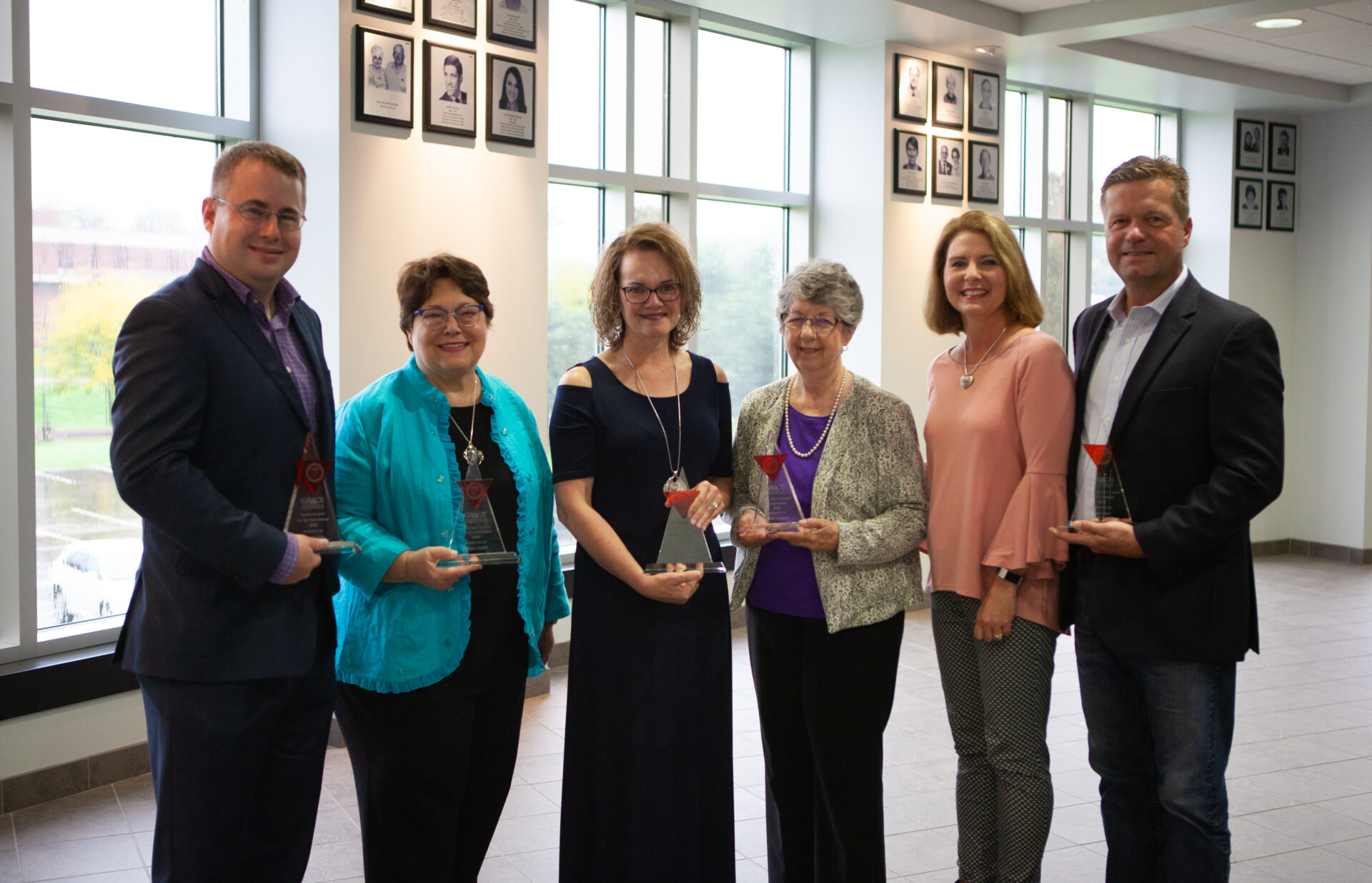 Alumni Award Winners with Awards