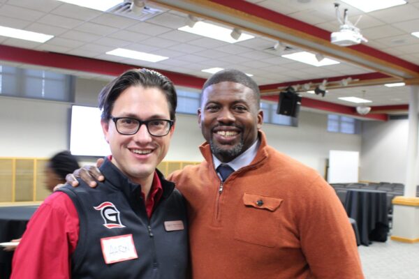 Faculty at frist generation student celebration
