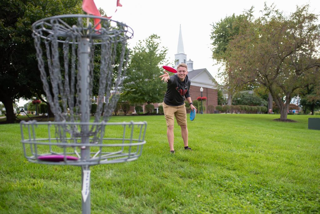 The Grace College disc golf course provides 9-hole of disc golf fun. Located on King's Highway in Winona Lake, IN. Learn More.