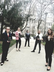 Five students from Grace College’s Forensics Team concluded their traveling season with the PCSDL Tournament at Butler University