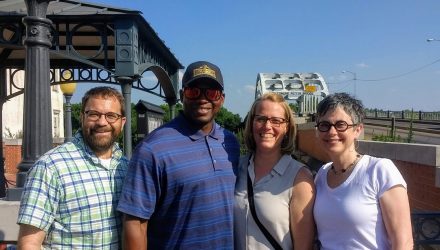 Four Grace College faculty and staff members participated in a nine-day Civil Rights Bus Tour this summer. The tour was led by Dr. Todd Allen.