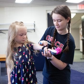 When the nurse came back to inform Leah of Zoe’s hand difference, Leah knew God had a purpose for her little girl’s hand. 