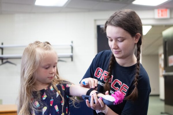 When the nurse came back to inform Leah of Zoe’s hand difference, Leah knew God had a purpose for her little girl’s hand. 