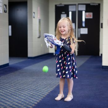 When the nurse came back to inform Leah of Zoe’s hand difference, Leah knew God had a purpose for her little girl’s hand. 