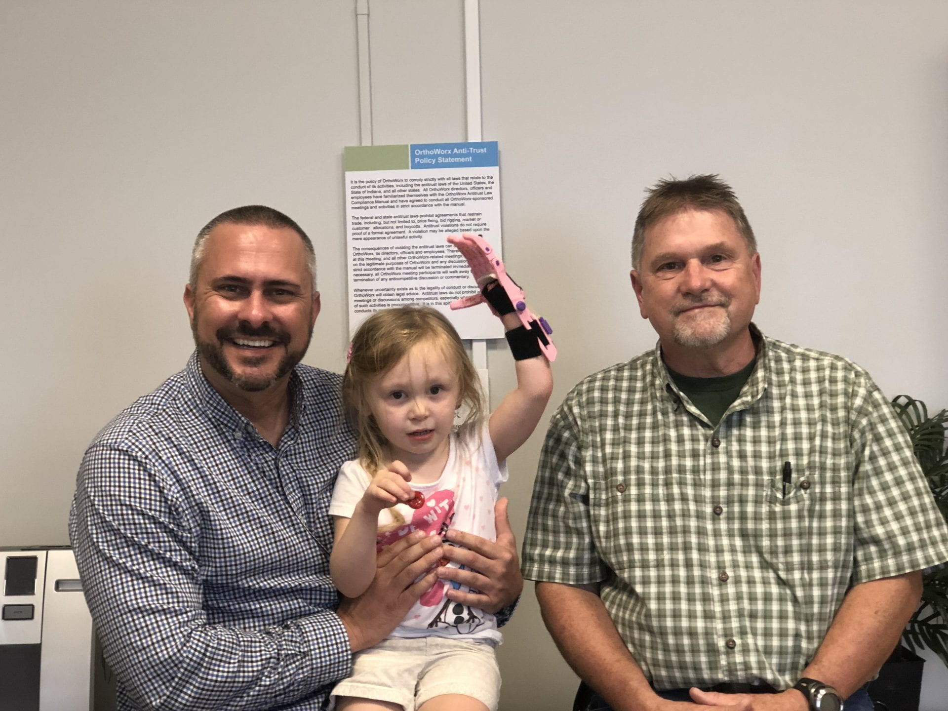 When the nurse came back to inform Leah of Zoe’s hand difference, Leah knew God had a purpose for her little girl’s hand. 