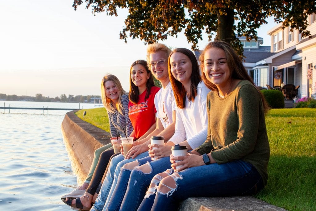 Student at the Lake - the best small college town