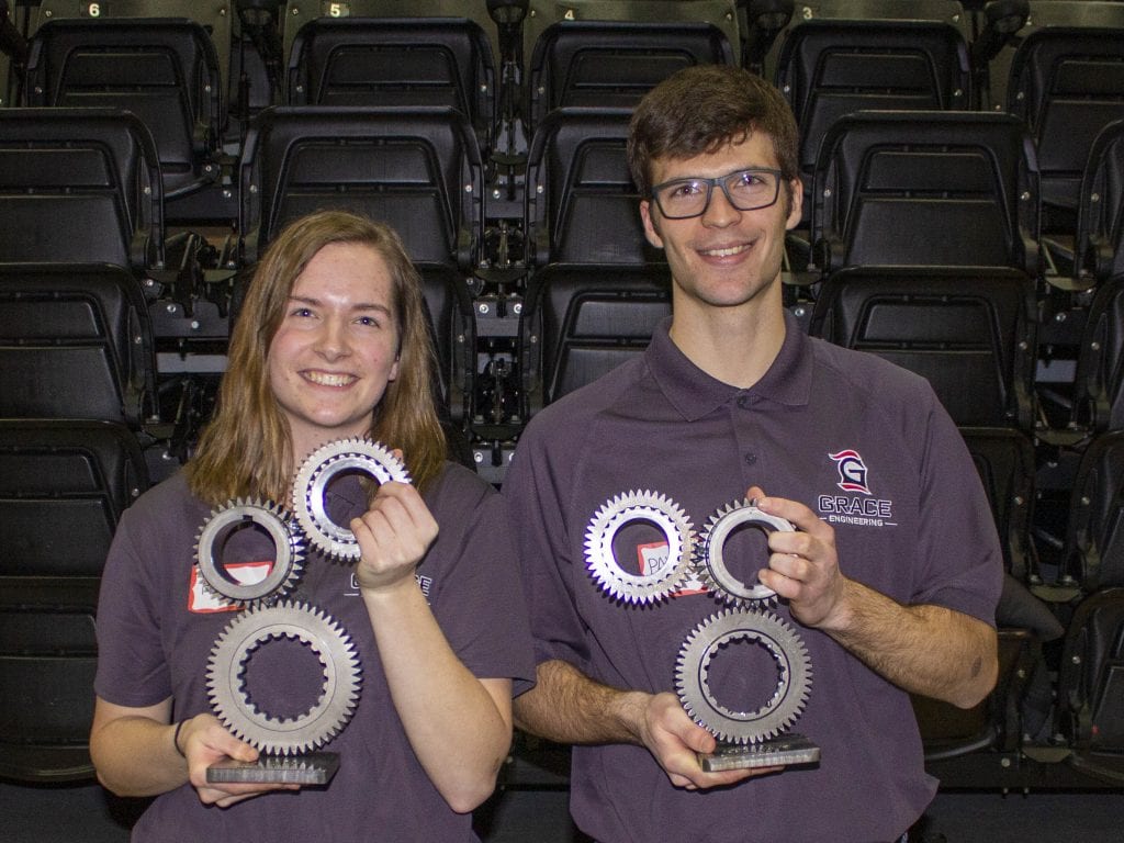 Grace College’s Department of Engineering held a CO2 dragster race for engineering students, high school and middle school students, and parents.