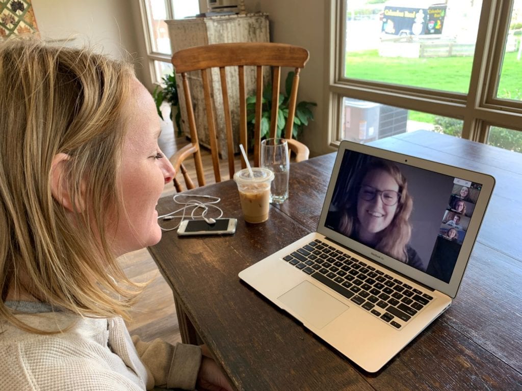 Living virtual during COVID-19, Meredith Cowman