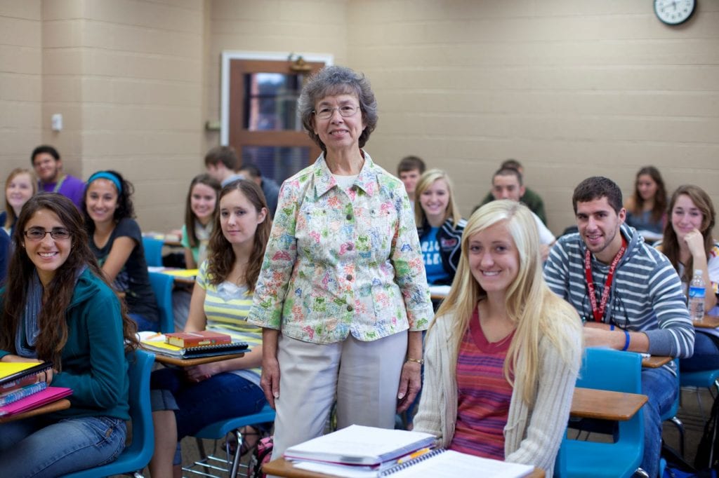 Grace College celebrates Professor Dr. Paulette Sauders’ 55 faithful years of service upon her retirement this summer.
