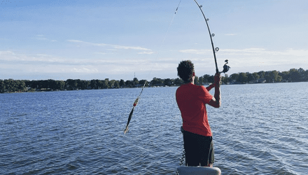 Eddie Gill IV is teaching people to fish