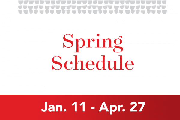 Spring-Schedule-Grace College 2021