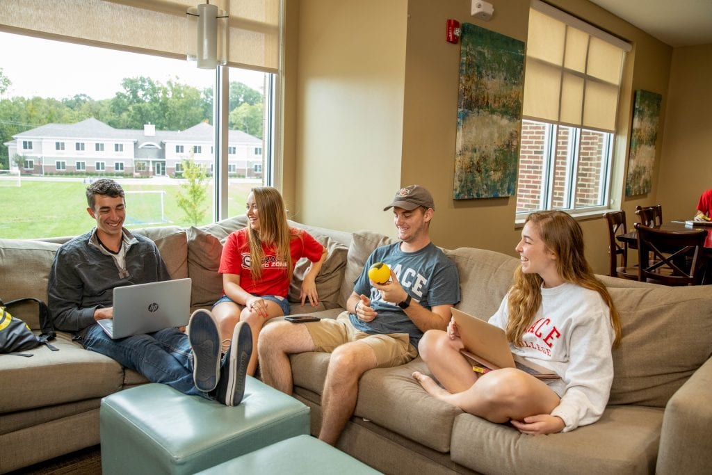 Grace College Students in Dorms-Choosing a College