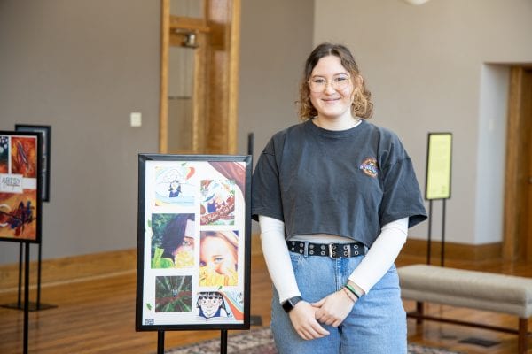 Senior Art Students at Grace College present their work in art, illustration, media arts, photography, and visual communication design. 