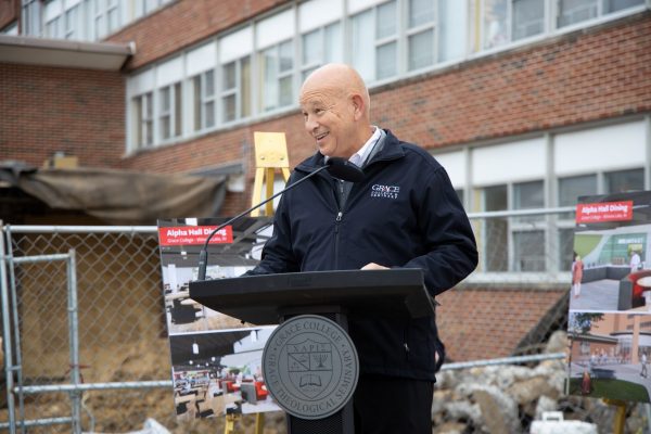 Today Grace College broke ground on its Alpha Dining Hall renovation and expansion. The building, constructed in 1964, will undergo a...
