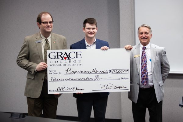 The Grace College Business Plan Competition allows entrepreneur students to create a college business plan and submit it to win money.