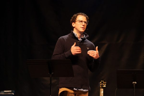 Grace College chapel is Christ-centered, and helps students grow. The chapel theme is “Follow Me,” which comes from the book of Matthew.