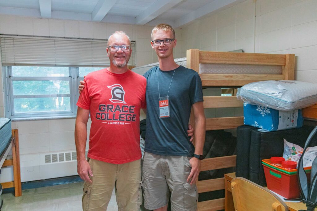 Grace College gives you what to expect on college move in day. Hear from our students, and a college move in checklist. Need a move in Guide?