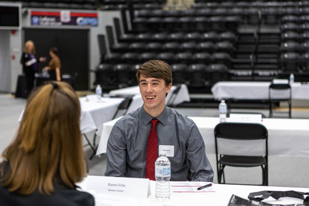 Nearly 40 Grace College students participated in the annual Mock Interview Event hosted by Grace’s Center for Career Connections on March 31.