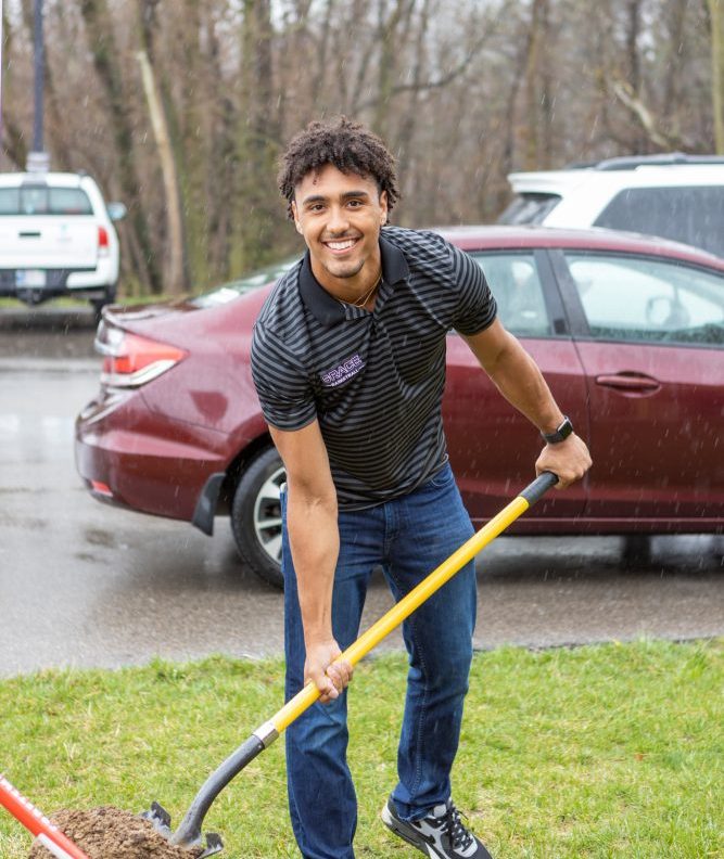 Grace College’s student-led Stewards of Creation club held its first annual tree-planting ceremony on campus last week.