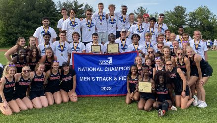 Grace's track and field team enjoyed success at the national stage at the 2022 NCCAA Outdoor Track and Field National Championships.
