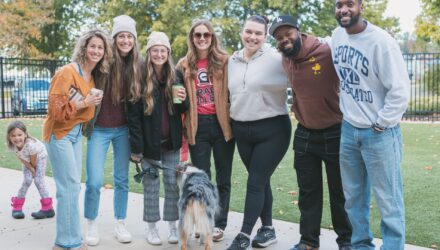 Grace College Alumni gather at Homecoming Events near campus.