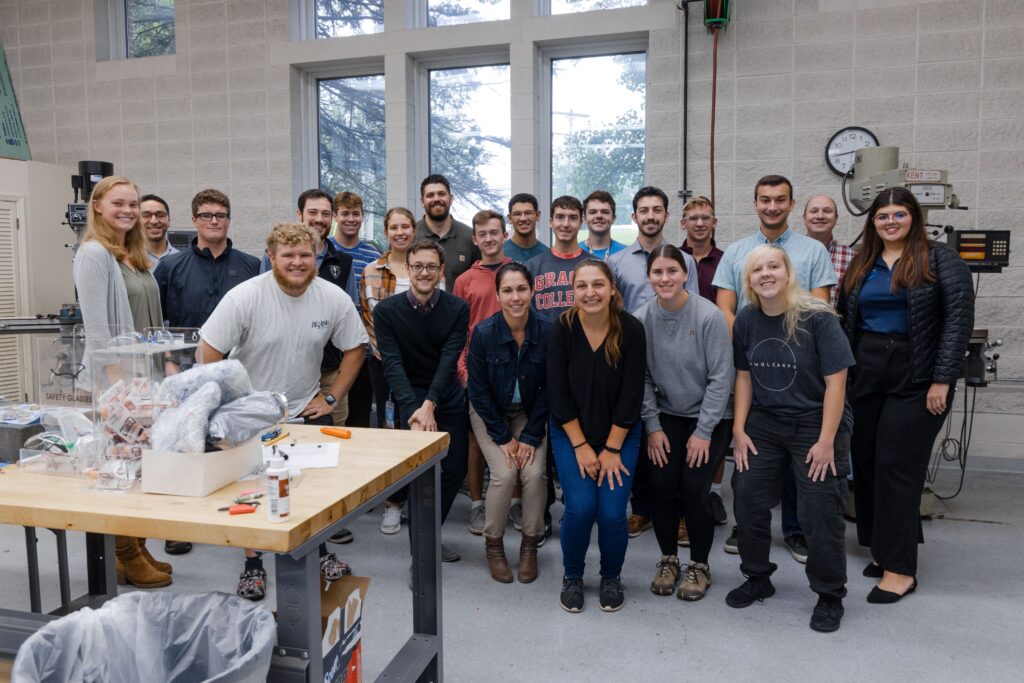 Connecting Zimmer Biomet’s Young Professionals to Grace Engineering Department first year students. Learn more about Engineering at Grace.