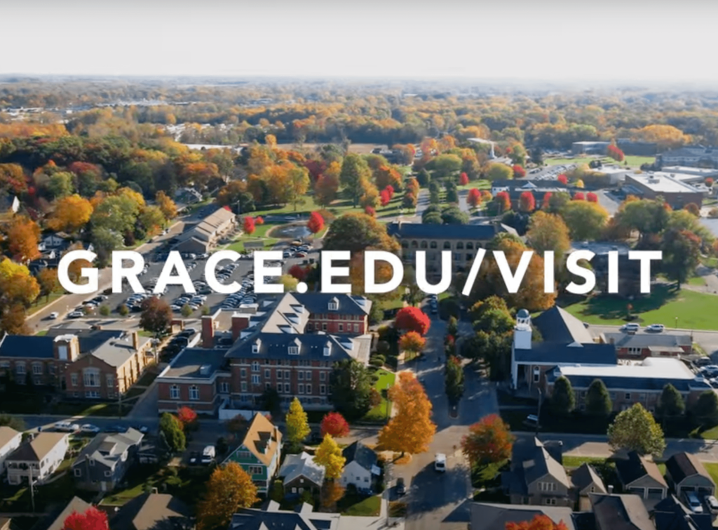 Can't make it to campus? Visit us virtually! Grace College provide a virtual tour that would take you around our beautiful campus located in Winona Lake, IN. Visit us today!