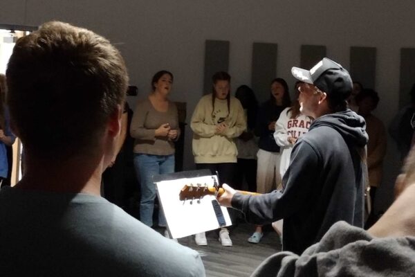 The Grace Community is Worshiping God. Visit Grace College and learn more about our student-led worship nights and our beautiful campus.