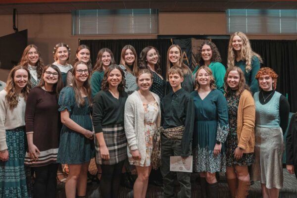 Grace College inducted 23 juniors and seniors into the Alpha Chi Honor Society. These high-achieving students have earned the top 10% of GPAs