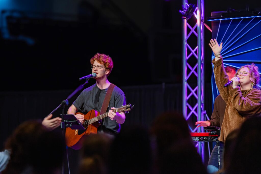 Bringing the Gospel to the World through Music: Grace Worship Ministry Students Collaborate with Encompass World Partners. Learn More.