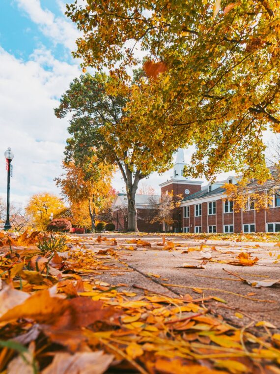 Grace Campus is beautiful in the fall. Grace College answers your questions: how to visit colleges, what to wear on a college visit, and when should you start visiting colleges. Learn about online tours of colleges