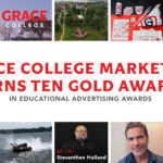 Students at Grace have the opportunity to earn internship credit, build their portfolios with hands-on marketing experience on campus.