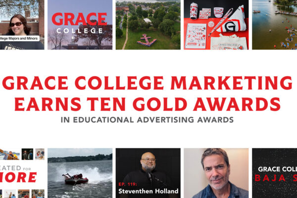 Students at Grace have the opportunity to earn internship credit, build their portfolios with hands-on marketing experience on campus.