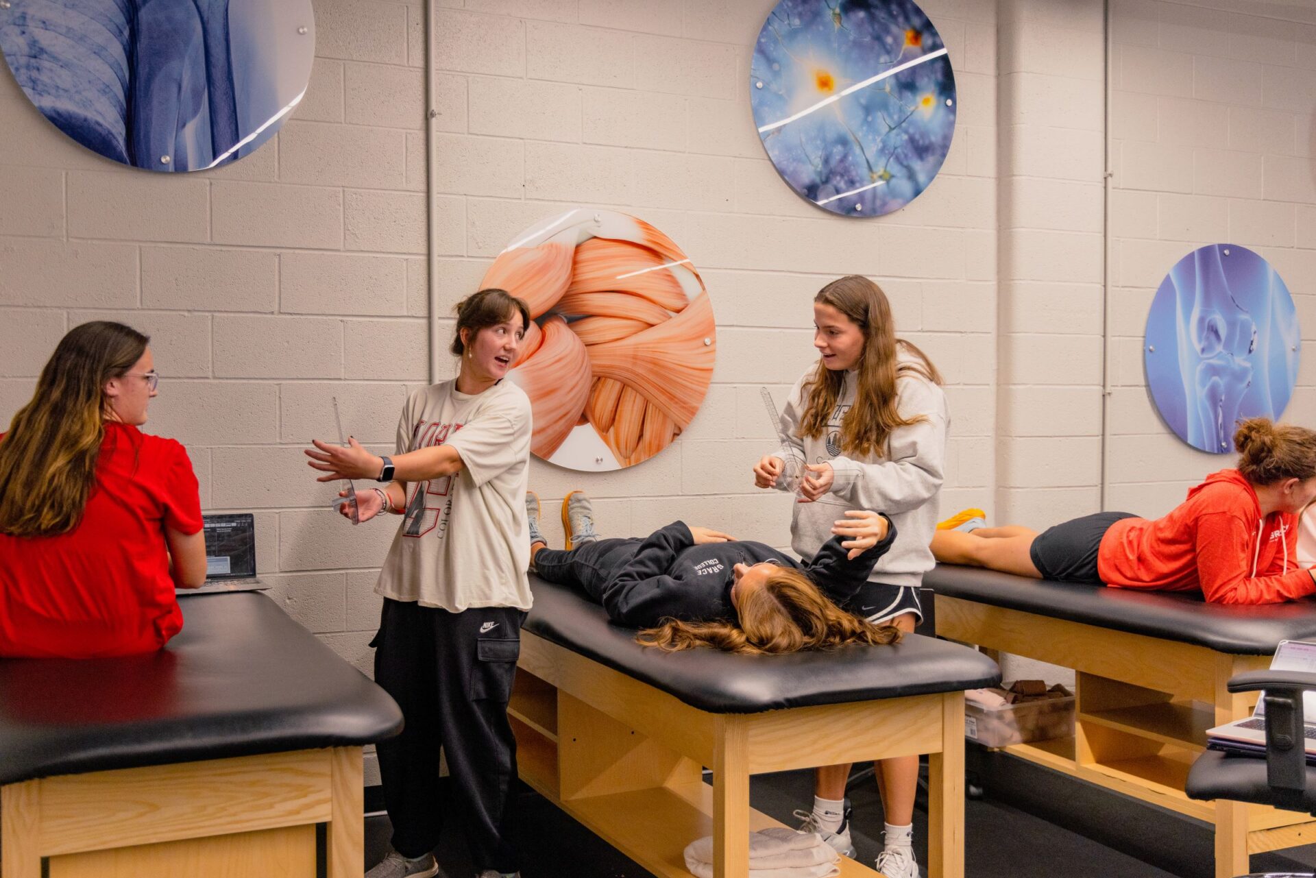 Christian College with Pre Athletic Training Programs - see Grace College. Pre-Athletic Training Program will prepare you for Grad school.