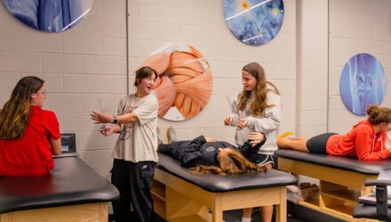 Christian College with Pre Athletic Training Programs - see Grace College. Pre-Athletic Training Program will prepare you for Grad school.