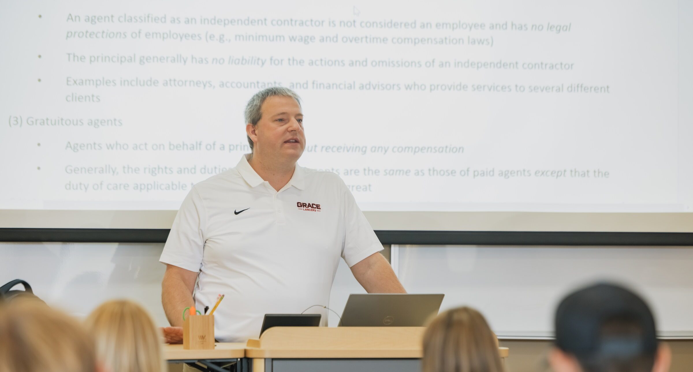 Interested in business but wondering about AI ethics in business? Grace College a Christian College covers AI and Business. Discover our Major. Dr, Pycraft teaches a class.