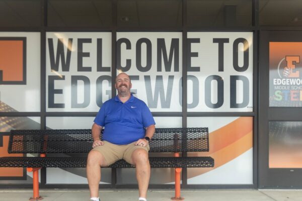 Alternative teacher certification program provides skills and abilities to be a teacher. Grace Indiana transition to teaching programs. Kyle Allison at Edgewood Middle School.