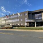 Donation of Zimmer Biomet Building to Grace College to Fuel Next Generation of Orthopedic Education and Innovation. Zimmer Biomet buiding downtown Warsaw, IN.