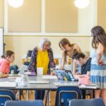 Looking for one of the best Teacher Preparation Programs? Grace College has a CAEP-accredited School of Education at a Christian College. Cheryl Bremer teaching class.